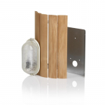 &Otilde;ue seinavalgusti Ensto, 30W, E14, IP44, hall, 22.3 cm x 17.5 cm