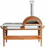 Pitsaahi GrillSymbol Pizzo-XL-Set, roostevaba teras v./hall v., 81 cm