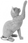 Dekoratiivne kujuke Eldo, h&otilde;be v., 8 cm x 14 cm x 22 cm