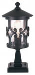 Vabalt seisev v&auml;lisvalgusti Elstead Lighting Hereford, 60W, E27, IP23, must v., 15 cm x 34 cm
