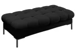 Esiku pink Micadoni Home Mamaia, must v., 62 cm x 133 cm x 41 cm