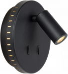 Valgusti seinale Lucide Bentjer 79201/09/30, LED, 3000 &deg;K, 2 x 6 W, must v.