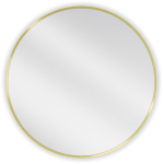 Peegel Mexen Loft Round, liimitav, 70 cm x 70 cm, roostevaba teras v.