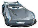 Seinakleebis Disney Cars Jackson Storm, hall
