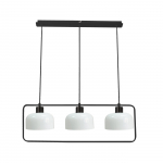 Valgusti rippuv Candellux Lighting Zodiac, E27, 3 x 40 W, must v.