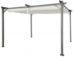 Aiatelk Pergola Sprint, 395 x 228 cm, antratsiit v./valge v.