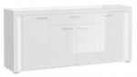 Kummut MC Akcent Skylight, valge v., 84 cm x 42 cm x 182 cm
