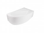 Vann, nurgaga Besco Cornea Comfort, 150 cm x 100 cm x 58.5 cm, parempoolne, valge