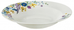 Taldrik supi Ambition Fiori, &Oslash; 23 cm, valge v./mitmev&auml;rviline