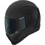 Mootorratta kiiver Icon Airform Dark Rubatone, M (57-58 cm), must