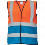 Vest universaalne Cerva Lynx Duo HV, sinine/oranž, M suurus