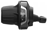 K&auml;iguvahetuse nupp Shimano Tourney SL-RV400L 3-speed ASLRV400LSB, plastik/teras, must v.