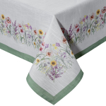 Laudlina ristk&uuml;likukujuline Summer, valge v./roheline v., 140 x 180 cm