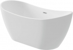 Vann, teisaldatav Deante Arnika, 150 cm x 72 cm x 72 cm, ovaalne, valge