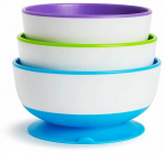 Kleepuv kauss Munchkin Stay Put, 6+ kuud, plastik, sinine v./roheline v./violetne v.