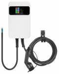 Elektriautode laadimisjaam Besen SQ20-22KW-APP, type 2, 5 m, 22 kW, valge v./must v.