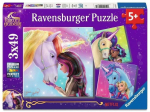 Pusle Ravensburger Unicorn Academy, 21 cm x 21 cm, 147 tk, mitmev&auml;rviline
