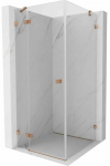 Du&scaron;ikabiin Mexen Lunar 834-070-070-65-00-L, ruudukujuline, aluseta, 70 cm x 70 cm x 200 cm
