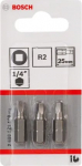 Kruvikeeraja otsikute komplekt Bosch, R2, 25 mm