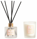 Komplekt, kodul&otilde;hn ja k&uuml;&uuml;nal Homla Sparkling Noel Ginger flower, 50 ml, 2 tk Valge v.