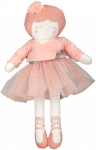 Riidest nukk Arias Ballerina Margot, 34 cm, roosa v.