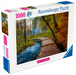 Pusle Ravensburger Beautiful Walkways Autumnal Wooden Trail In Croatia, 50 cm x 70 cm, 1000 tk, mitmev&auml;rviline
