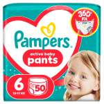 P&uuml;ksm&auml;hkmed Pampers Active Baby Pants, 6 suurus, 50 tk