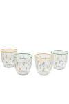 Klaaside komplekt Hermia Botanical, klaas, 0.29 l, 4 tk, eriv&auml;rviline