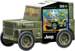 Pusle Eurographics Tin Military Jeep 8551-5598, 33 cm x 48 cm, 550 tk, mitmev&auml;rviline
