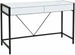 Kirjutuslaud sahtlitega Akord Furniture Factory Loft Pure, 124 cm x 50 cm, 80 cm, valge v.