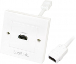 Juhe Logilink HDMI Wall Mount Plate AH0014 HDMI A male, HDMI A female, valge v.