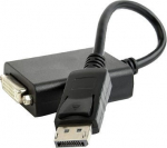 Adapter Cablexpert DisplayPort - DVI-I A-DPM-DVIF-03 Displayport 1.2 male, DVI-D female, 0.1 m, must v.
