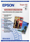 Fotopaber Epson Premium Semi-Gloss C13S041328, A3+
