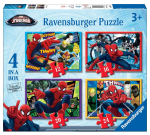 Pusle 4in1 Ravensburger 07363, 19 cm x 14 cm, 72 tk, mitmev&auml;rviline