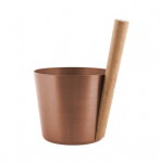 Saunakibu Rento, alumiinium, 5 l, 30 x 22 cm, pruun