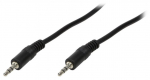 Juhe Logilink 3.5 mm / 3.5mm 3.5 mm, 3.5 mm, 1 m, must v.