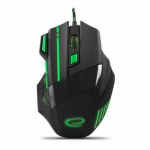 Juhtmega m&auml;nguhiir Esperanza EGM201 Wolf, must v./roheline v.