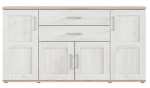 Kummut Romance KOM4D2S, valge v., 99 cm x 45 cm x 186 cm