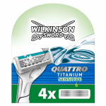 Žiletitera Wilkinson Sword Quattro Titanium Sensitive, 4 tk