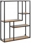 P&otilde;randariiul Home4you Seaford AC74953, tamm v./must v., 91 cm x 20 cm x 75 cm