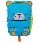 Laste seljakott Trunki Trunki Bert, sinine v./roheline v., 19 cm x 9 cm x 27 cm
