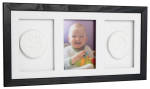 Memory Print k&auml;te/jalgade j&auml;ljendite tegemise komplekt Odcisk Bobasa Baby Handprint Frame with Triple Frame Na