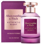 Parf&uuml;&uuml;mvesi Abercrombie & Fitch Authentic Night Women, 50 ml