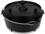 Katel Petromax Dutch Ovens, malm, 36.4 cm, 5.5 l, must v.