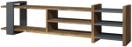 TV-laud Kalune Design Zeyna, antratsiit v./p&auml;hklipuu v., 156 cm x 29.6 cm x 40 cm