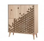 Kapp Kalune Design Multilux 124, pruun v., 36 cm x 95 cm x 111 cm