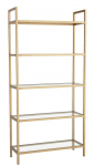 P&otilde;randariiul Kalune Design Bookshelf K101, l&auml;bipaistev v./kuldne v., 165 cm x 80 cm x 30 cm
