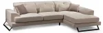 Nurgadiivan Hanah Home Frido 560ARE1168, kreemjasvalge, parem, 190 x 308 cm x 92 cm