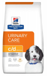 Kuiv koeratoit Hill's Prescription Diet Urinary Care C/D Multicare, kanaliha, 4 kg