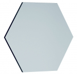 Peegel Kalune Design Zeo, rippuv, 70 cm x 60 cm, must v.